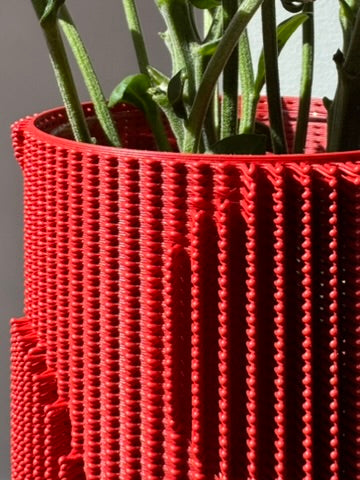 Caribe Vase − Cherry