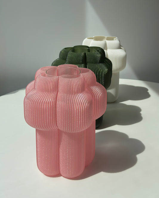 Petulia Vase M Pink Taffy